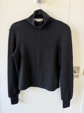 Jacqueline Conoir Black Turtleneck Sweater